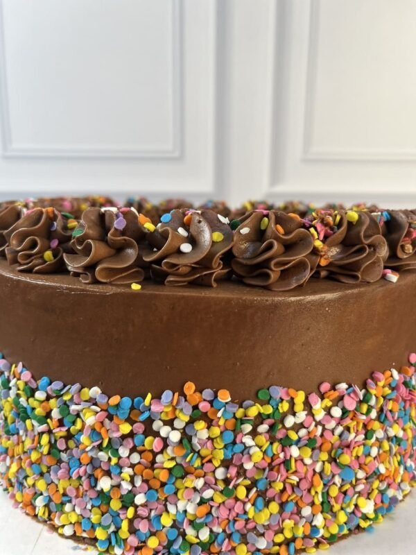 Pastel confetti de chocolate-3