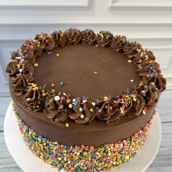 Pastel Confetti de Chocolate