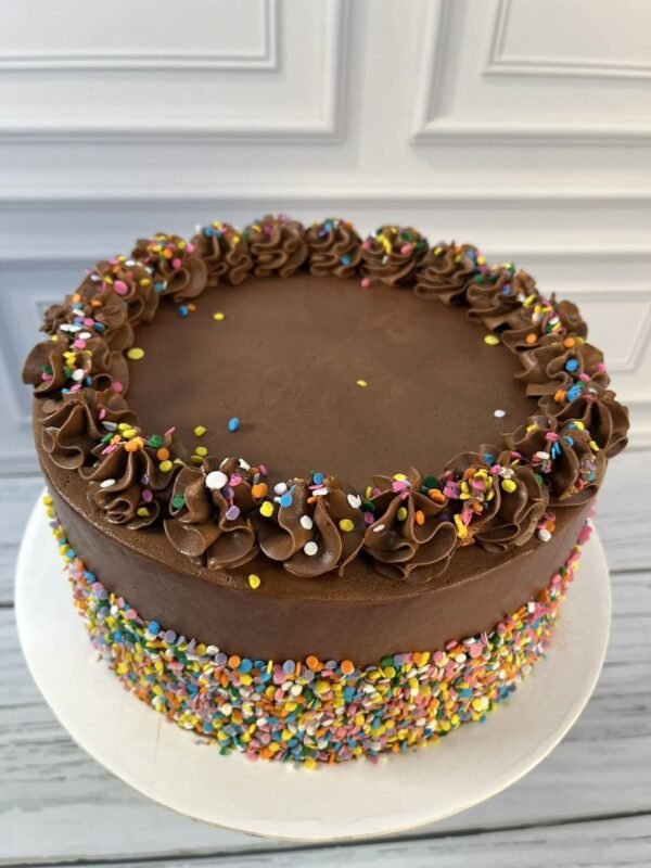 Pastel Confetti de Chocolate