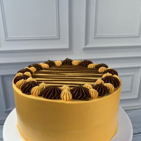 Pastel dulce de leche y maracuyá